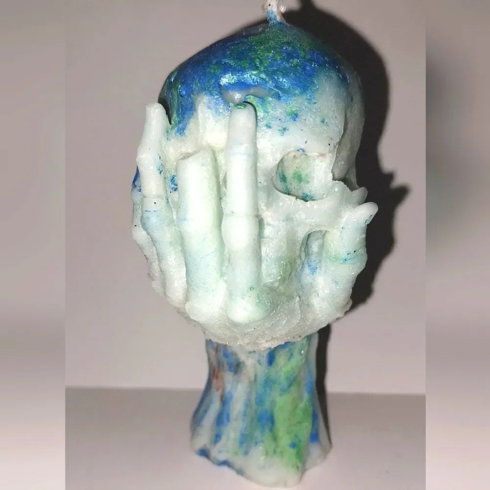 Hand crafted limited edition from our Raging skull candls collection